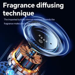 image-Car Aromatherapy Diffuser Cloud Mist Air Freshener Auto Decoration Natural Fragrance Auto Decoration Tool For RVs Trucks Sedans
