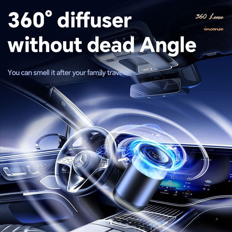 image-Car Aromatherapy Diffuser Cloud Mist Air Freshener Auto Decoration Natural Fragrance Auto Decoration Tool For RVs Trucks Sedans