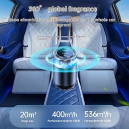 image-Car Aromatherapy Diffuser Cloud Mist Air Freshener Auto Decoration Natural Fragrance Auto Decoration Tool For RVs Trucks Sedans