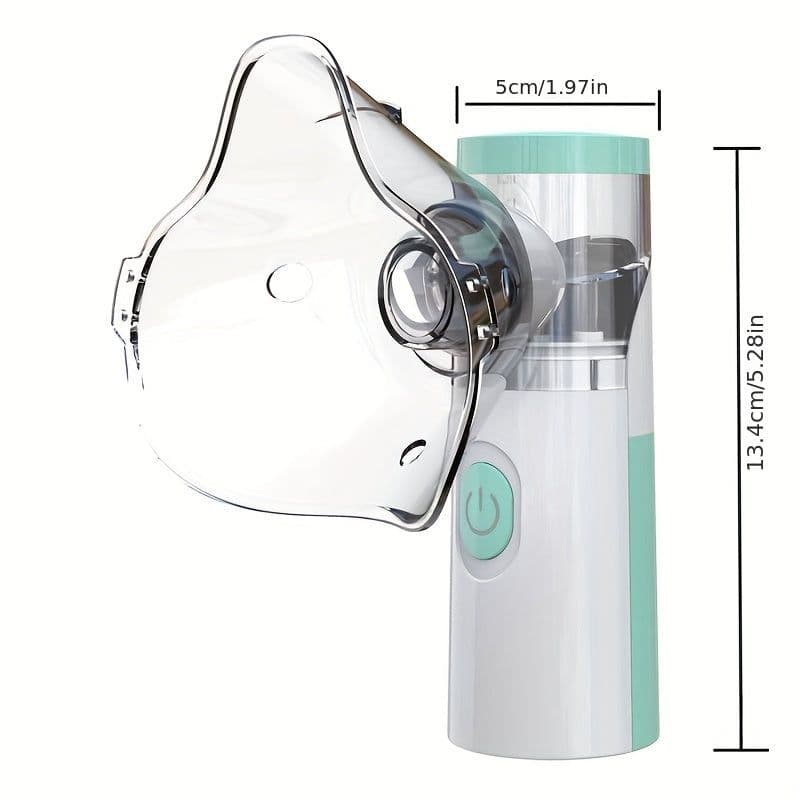image-Portable Nebulizer Steam Inhaler, Handheld Mesh Nebulizers Cool Mist Steam Inhaler, Mini Nebulizer Machine For Home Office Travel Use Ultrasonic Portable Micro Mesh Handheld Nebulizer, For Household