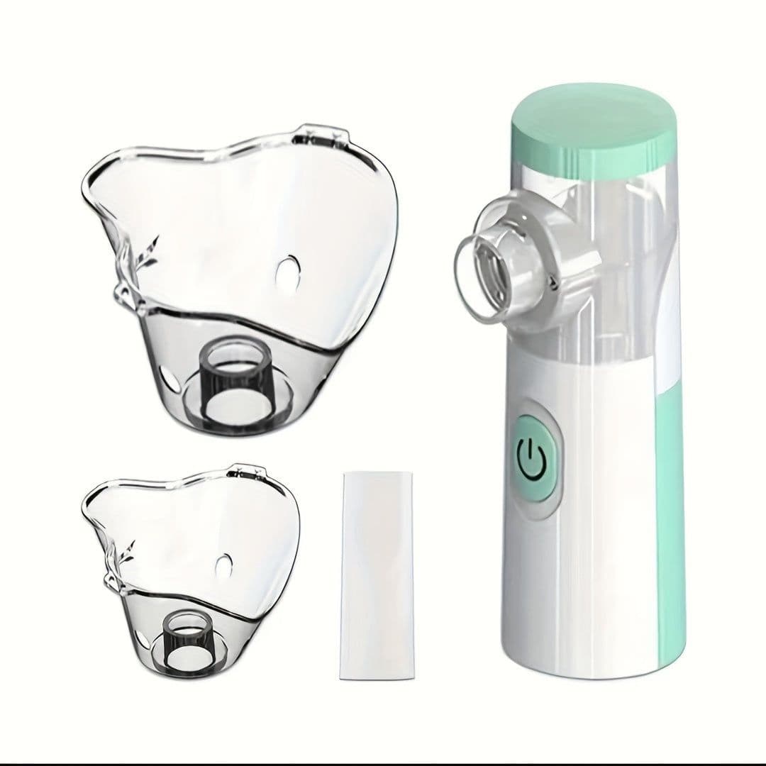 image-Portable Nebulizer Steam Inhaler, Handheld Mesh Nebulizers Cool Mist Steam Inhaler, Mini Nebulizer Machine For Home Office Travel Use Ultrasonic Portable Micro Mesh Handheld Nebulizer, For Household