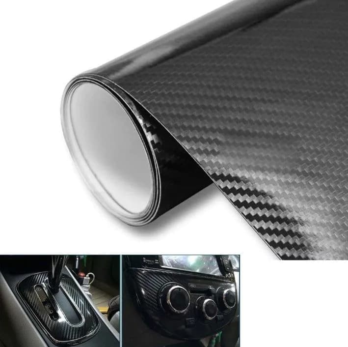 image-Car Styling Glossy Black 5D Carbon Fiber Vinyl film Car Wrap