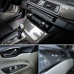 image-Car Styling Glossy Black 5D Carbon Fiber Vinyl film Car Wrap
