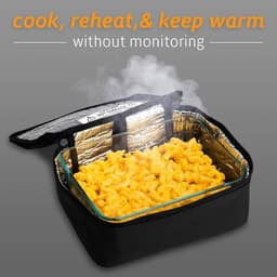 image-Cross-border portable multi-function 12V car heating food insulation bag heating thermostat bag lunch bag ice pack