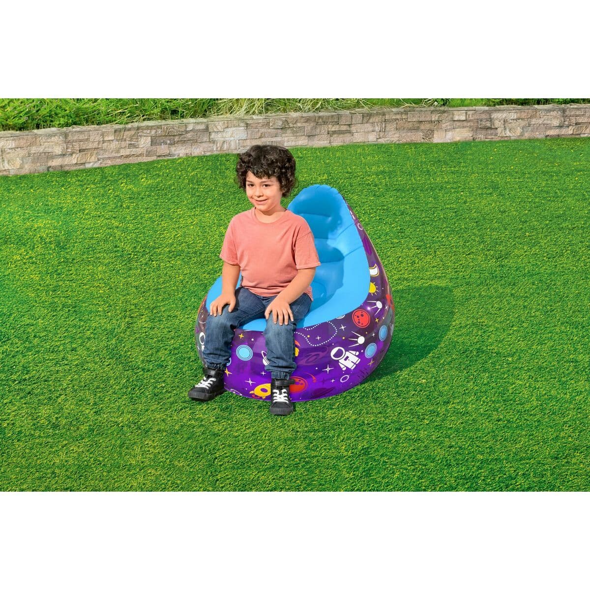 image-Inflatable Armchair Bestway Multicolour 72 x 72 x 64 cm Spaceship