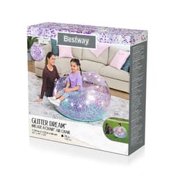 image-Inflatable Armchair Bestway Multicolour 114 x 112 x 66 cm 122 x 114 x 66 cm Glitter
