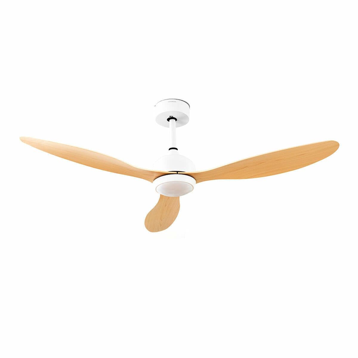 image-LED Ceiling Fan with 3 ABS Blades Wuled InnovaGoods Wood 36 W 52" Ø132 cm