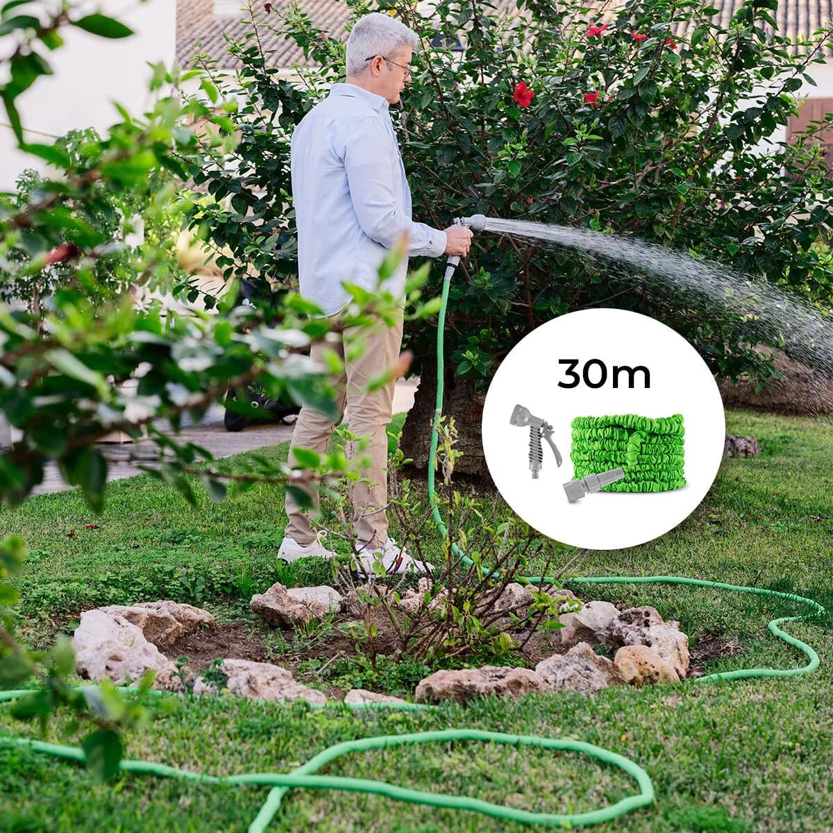 image-Extendable Garden Hose Hoxtend InnovaGoods 30 m
