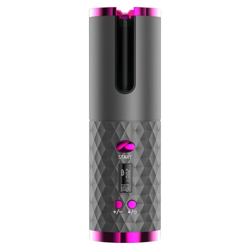 image-Electric curling iron Wireless charging curling iron Fully automatic rotating styling portable hairdresser Cross-border curling iron