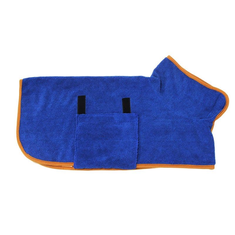 image-Pet it Amazon absorbent pet bathrobe wrapped waist microfiber thickened bathing cat and dog bathrobe towel factory