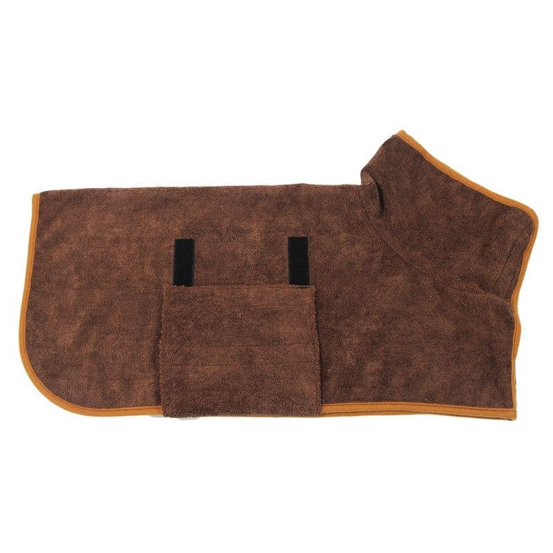 image-Pet it Amazon absorbent pet bathrobe wrapped waist microfiber thickened bathing cat and dog bathrobe towel factory