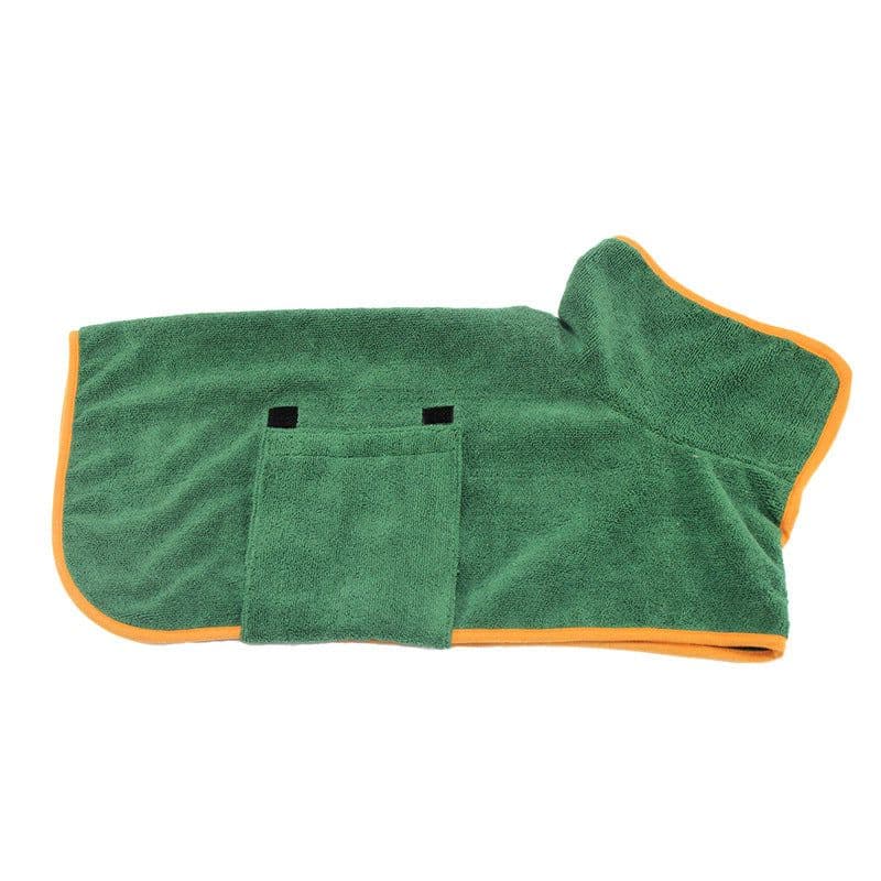 image-Pet it Amazon absorbent pet bathrobe wrapped waist microfiber thickened bathing cat and dog bathrobe towel factory