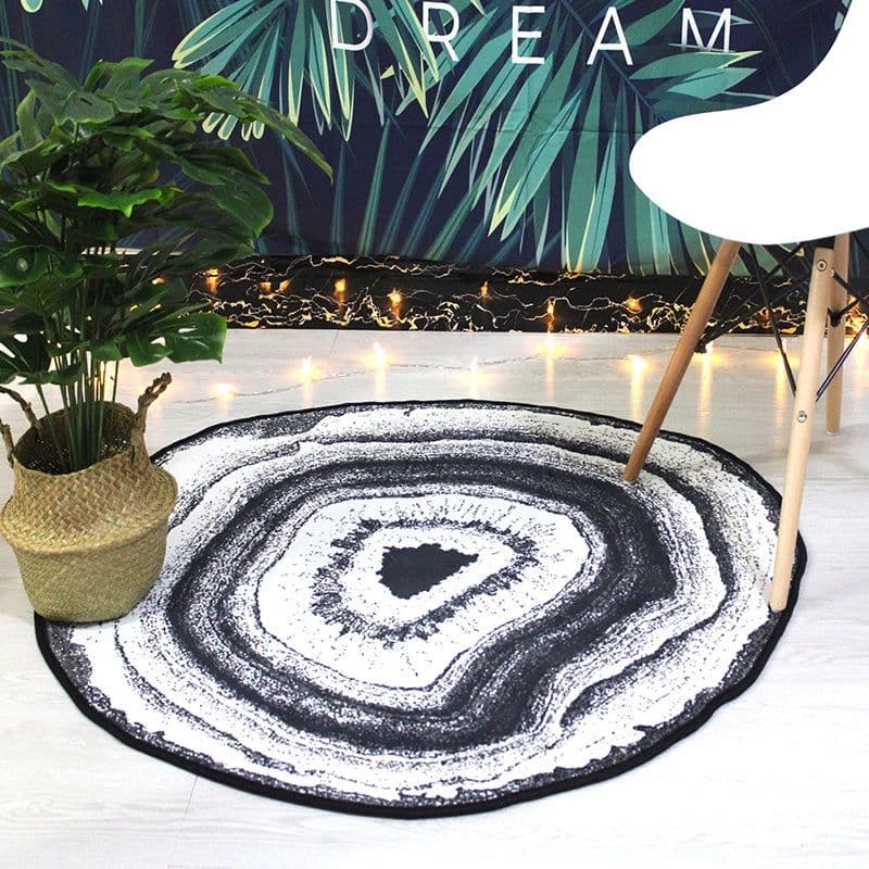 image-Bubble Kiss Simple Style Carpets Creativity Pattern Living Room Bedroom Area Rugs Decor Customized Comfortable Non-Slip Door Mat