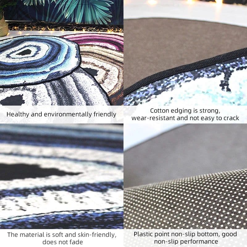 image-Bubble Kiss Simple Style Carpets Creativity Pattern Living Room Bedroom Area Rugs Decor Customized Comfortable Non-Slip Door Mat