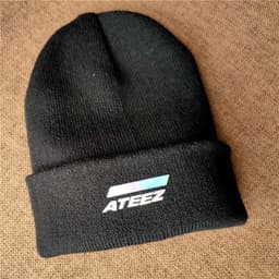 image-ATEEZ knitted hat woolen hat laser thin line hat trendy HONG JOONG peripheral hat SAN YUNHO