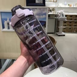 image-Cross-border large-capacity outdoor straw cup portable portable plastic cup student sports bottle boys and girls space cup