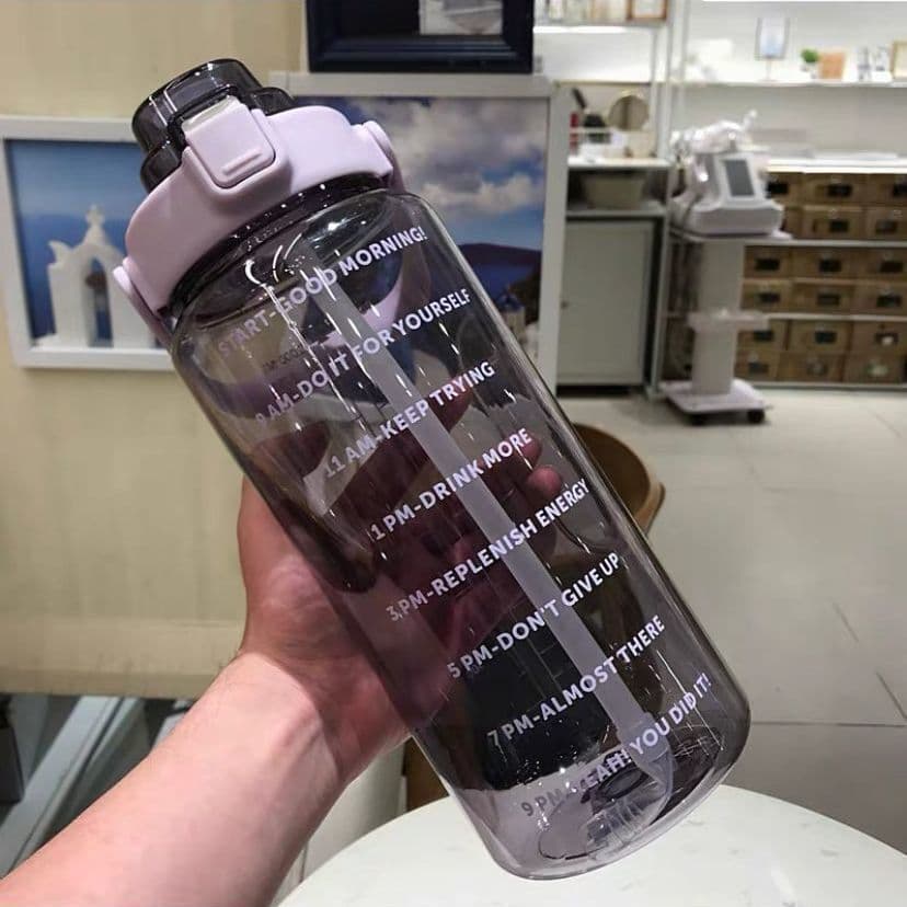 image-Cross-border large-capacity outdoor straw cup portable portable plastic cup student sports bottle boys and girls space cup