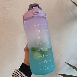 image-Cross-border large-capacity outdoor straw cup portable portable plastic cup student sports bottle boys and girls space cup