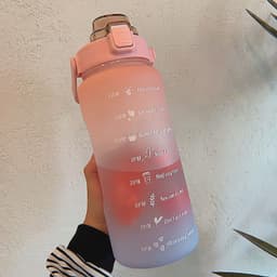 image-Cross-border large-capacity outdoor straw cup portable portable plastic cup student sports bottle boys and girls space cup