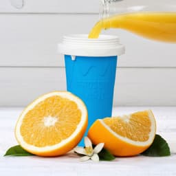 image-Summer thirst quenching silicone smoothie cup ice making cup net celebrity pinch cup quick cooling cup