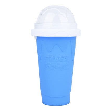 image-Summer thirst quenching silicone smoothie cup ice making cup net celebrity pinch cup quick cooling cup