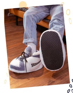 image-Spot spoof AJ home cotton shoes Coconut couple cotton slippers men and women winter fat fat bread plush shoes