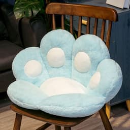 image-Cross-border cartoon bear paw half-enclosed cushion office seat back student cushion cat claw cushion lazy one sofa
