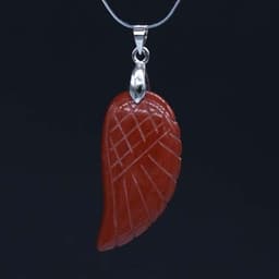 image-European and American Natural Crystal Angel Wing Pendant Carved Angel Wing Pendant Fashionable Women's Necklace Pendant