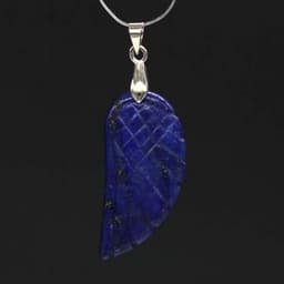 image-European and American Natural Crystal Angel Wing Pendant Carved Angel Wing Pendant Fashionable Women's Necklace Pendant