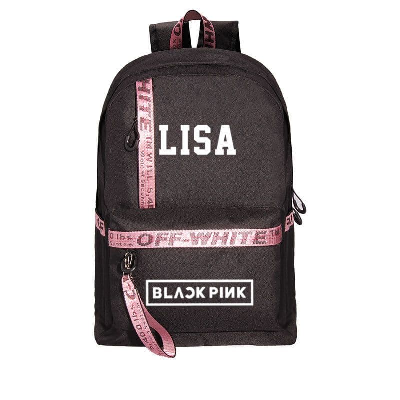 image-BLACK peripheral school bag USB charging backpack Korean fresh canvas bag travel bag computer bag for men and women