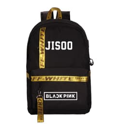 image-BLACK peripheral school bag USB charging backpack Korean fresh canvas bag travel bag computer bag for men and women