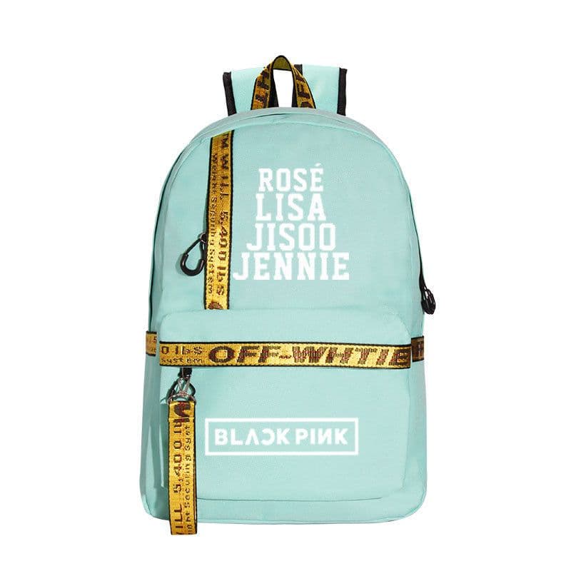 image-BLACK peripheral school bag USB charging backpack Korean fresh canvas bag travel bag computer bag for men and women