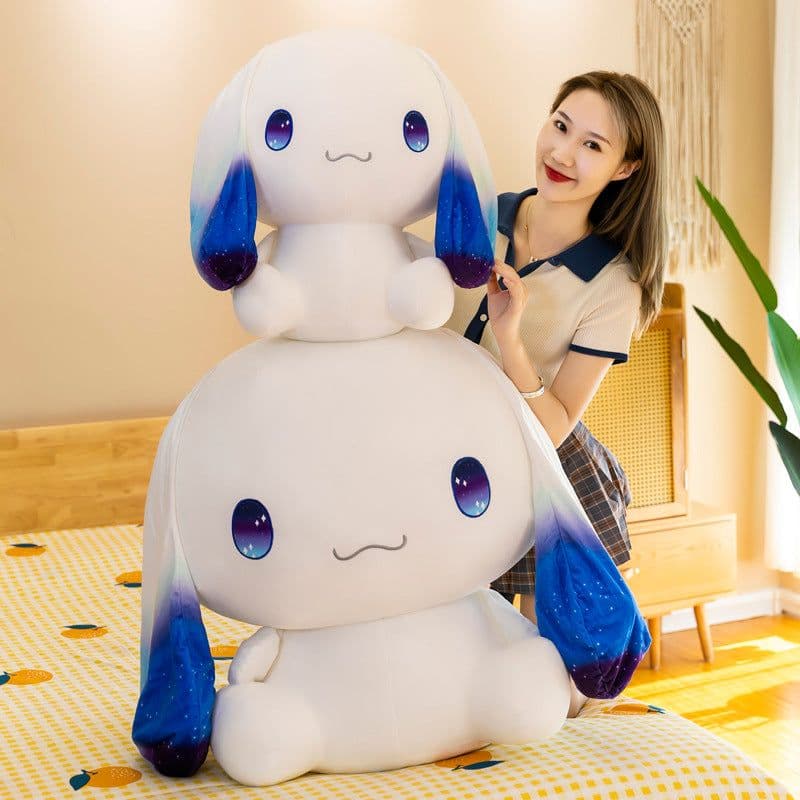 image-New creative starry sky laurel dog plush toy big ear dog doll doll girl sleeping with pillow large doll