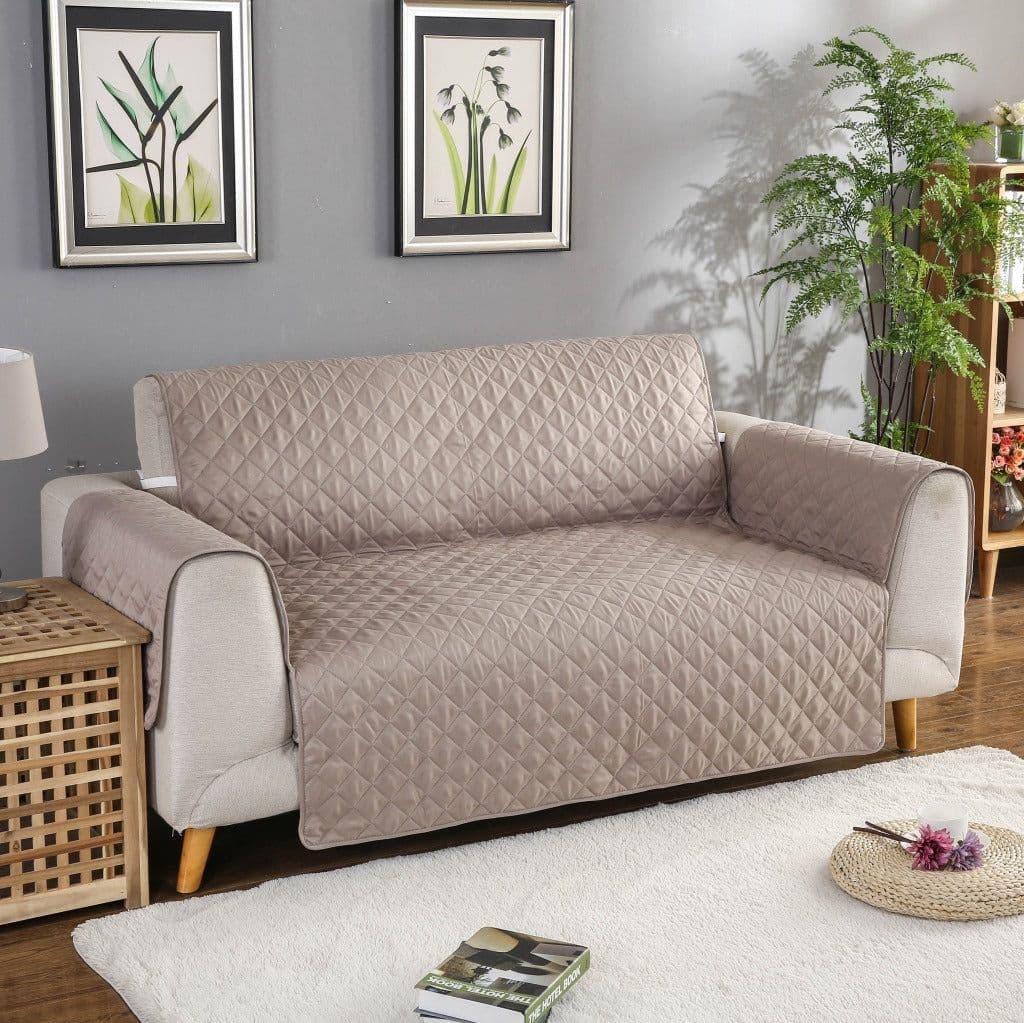 image-Foreign trade export one-piece pet sofa cushion fabric sofa cushion four seasons universal quilted sofa cushion one-piece sofa cover