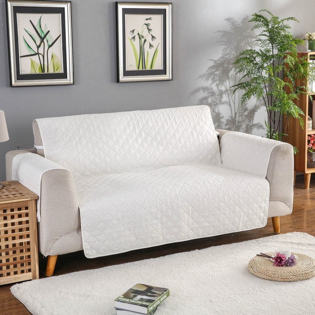 image-Foreign trade export one-piece pet sofa cushion fabric sofa cushion four seasons universal quilted sofa cushion one-piece sofa cover