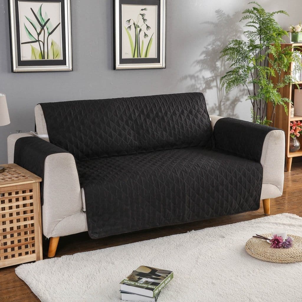 image-Foreign trade export one-piece pet sofa cushion fabric sofa cushion four seasons universal quilted sofa cushion one-piece sofa cover