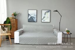 image-Foreign trade export one-piece pet sofa cushion fabric sofa cushion four seasons universal quilted sofa cushion one-piece sofa cover