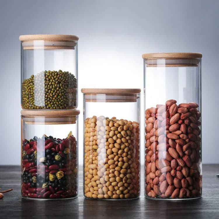 image-Manufacturers supply high borosilicate glass sealed tins, straight tea tins, dried fruit snacks, storage bottles, candy storage tanks