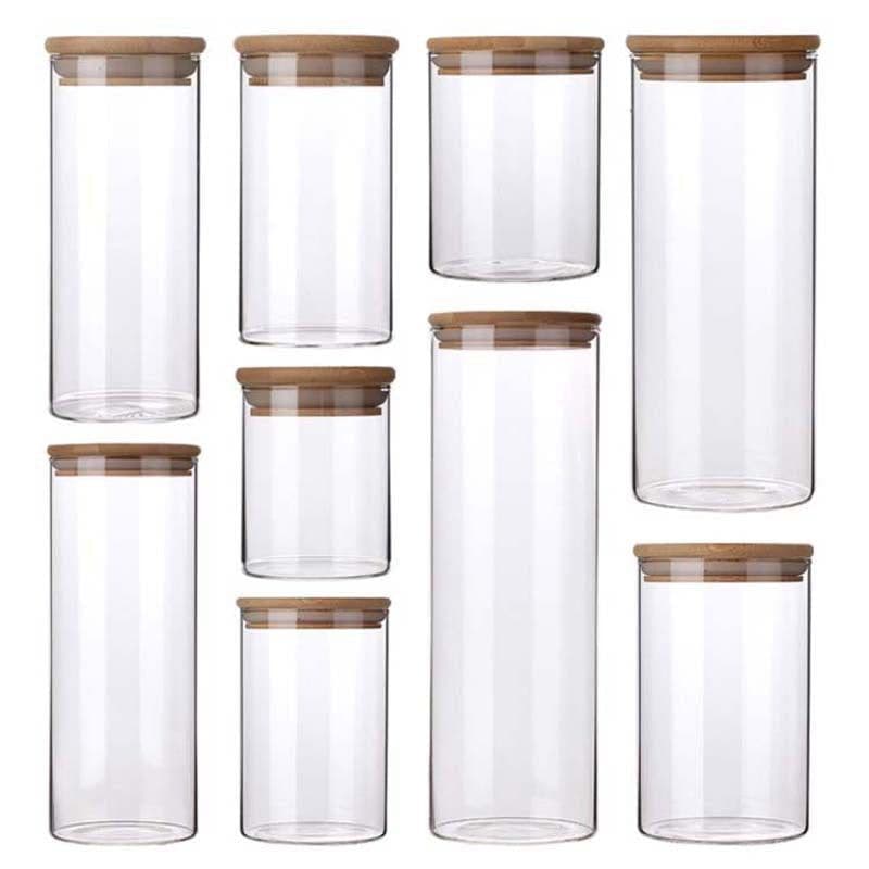 image-Manufacturers supply high borosilicate glass sealed tins, straight tea tins, dried fruit snacks, storage bottles, candy storage tanks