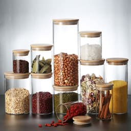 image-Manufacturers supply high borosilicate glass sealed tins, straight tea tins, dried fruit snacks, storage bottles, candy storage tanks