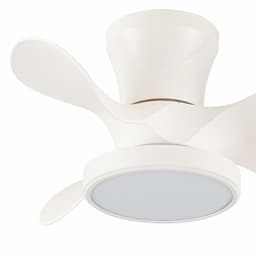 image-Ceiling Fan CristalRecord MOLL RETRAC Transparent 20 W
