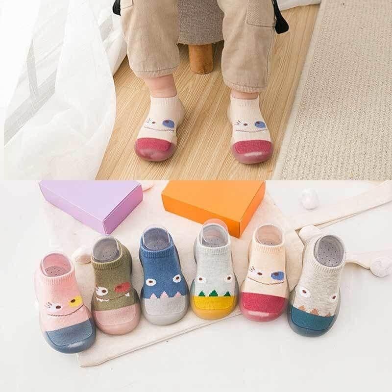 image-Baby toddler shoes baby cotton breathable socks shoes