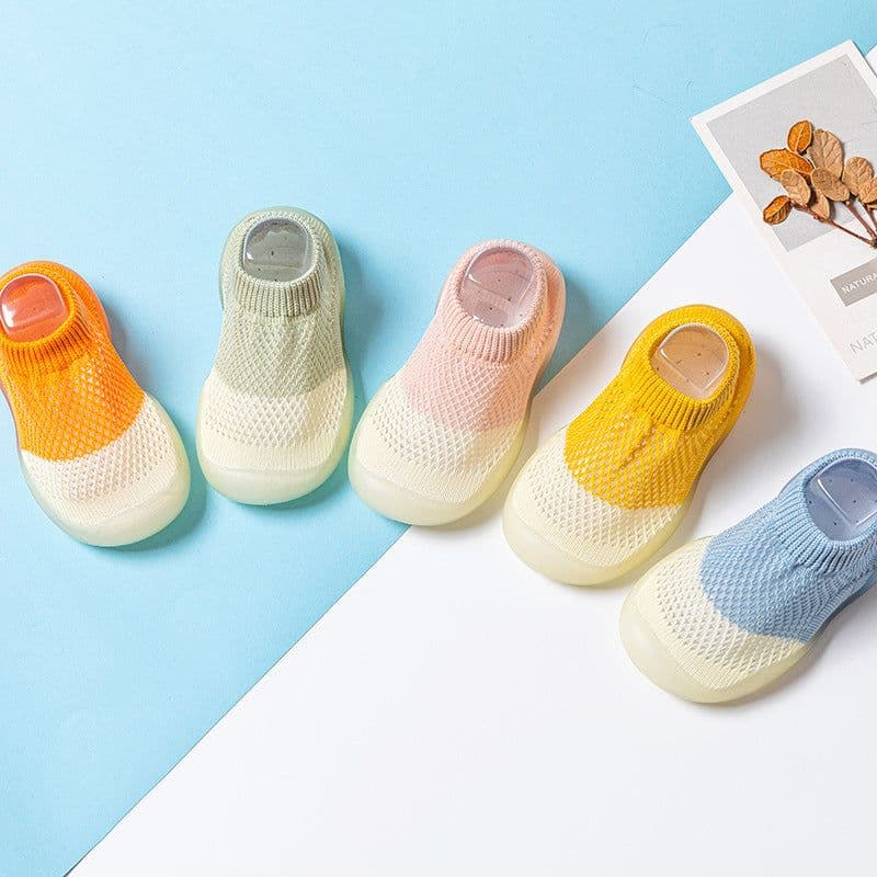 image-Baby toddler shoes baby cotton breathable socks shoes