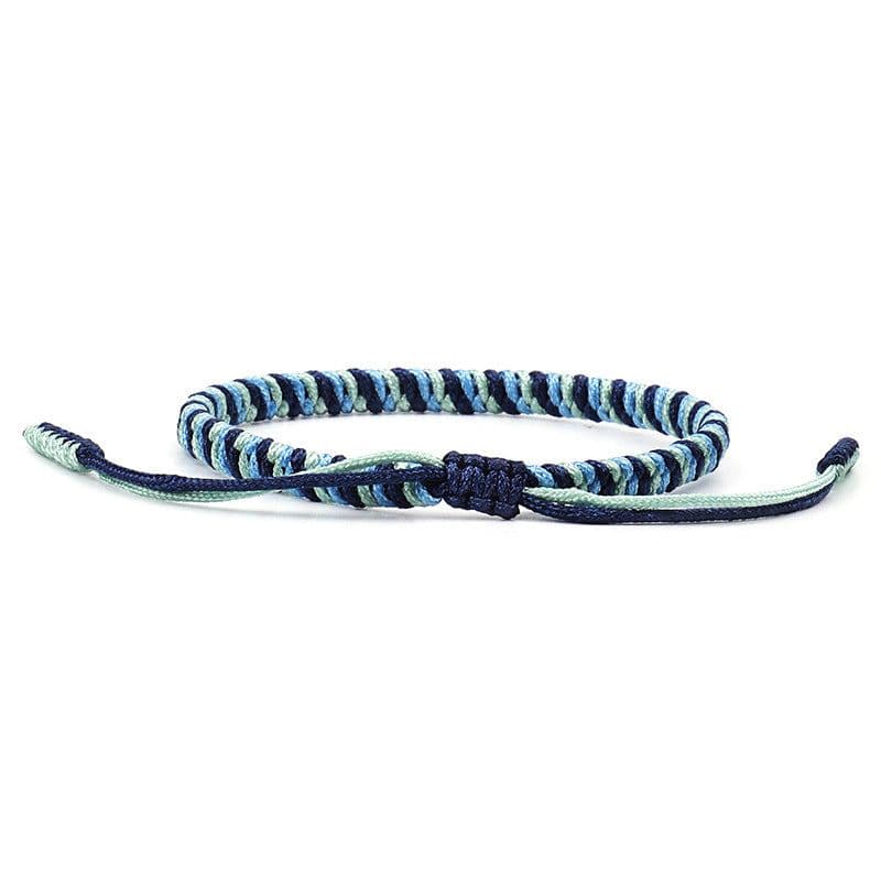 image-AMIU 3PCS Color Tibetan Buddhist Good Lucky Charm Tibetan Bracelets & Bangles For Women And Men Handmade Knots Red Rope Bracelet