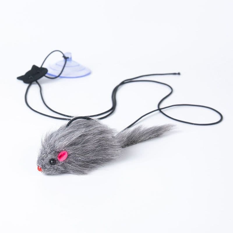 image-Cat toy self-hey hanging door retractable cat scratching rope small mouse funny cat stick pet cat cat supplies funny cat stick