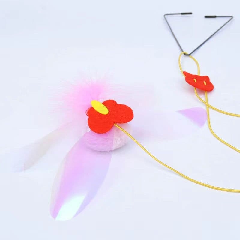 image-Cat toy self-hey hanging door retractable cat scratching rope small mouse funny cat stick pet cat cat supplies funny cat stick