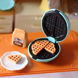 image-Doll House Kitchen Mini Toaster Pocket Electric Oven Toy