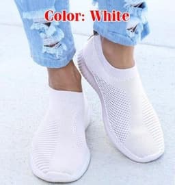 image-shoes flying woven socks women's shoes sports shoes