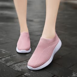 image-shoes flying woven socks women's shoes sports shoes