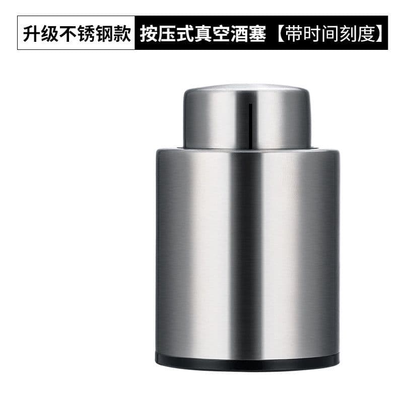 image-Red wine stopper household wine vacuum bottle stopper sealing preservation wine bottle stopper creative wine bottle cap